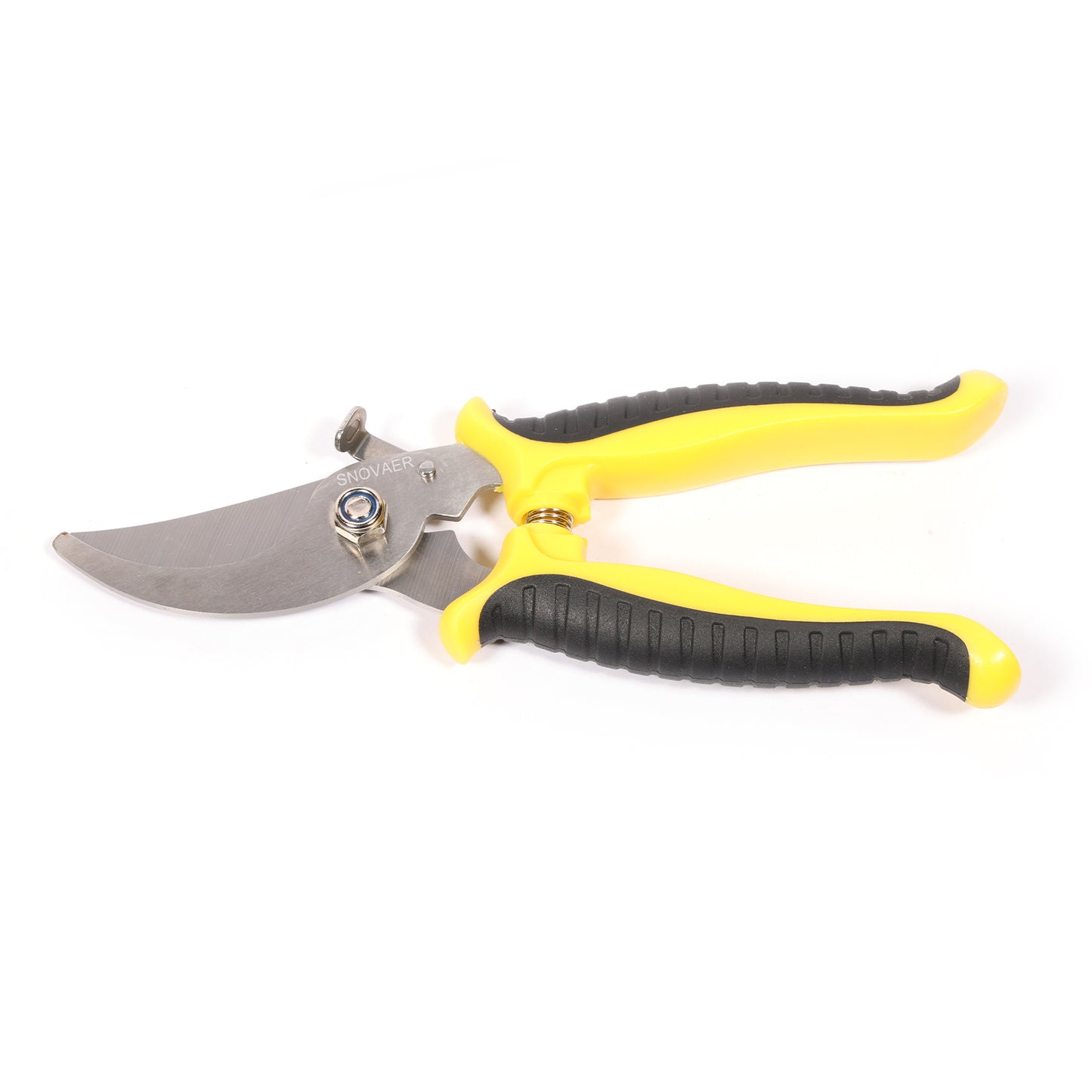 SNOVAER Garden Pruning Shears - Premium Multi-Function Stainless Steel Floral Shears (Yellow&Black)