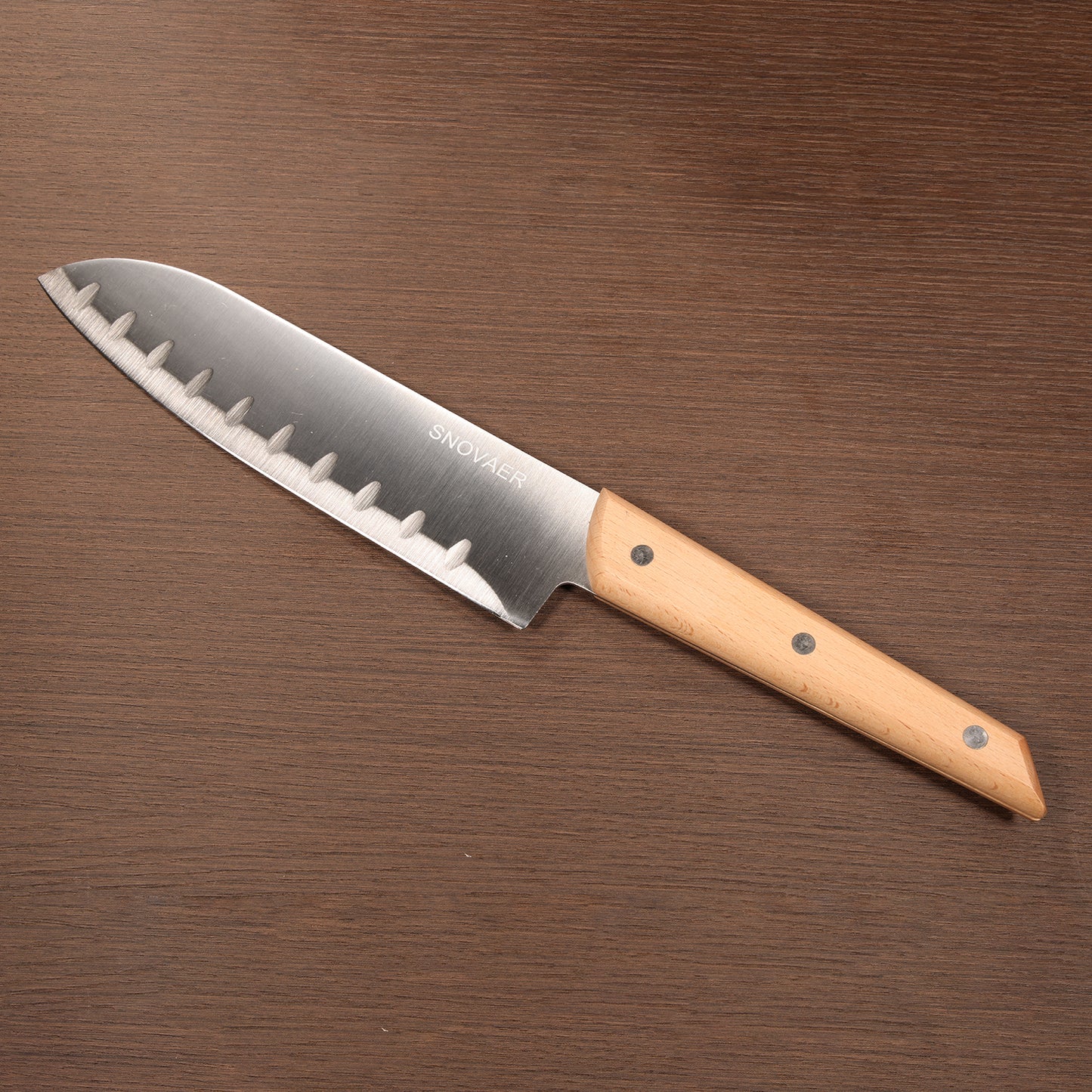 SNOVAER 7 Inch Santoku Knife, Ultra Sharp Kitchen Knife